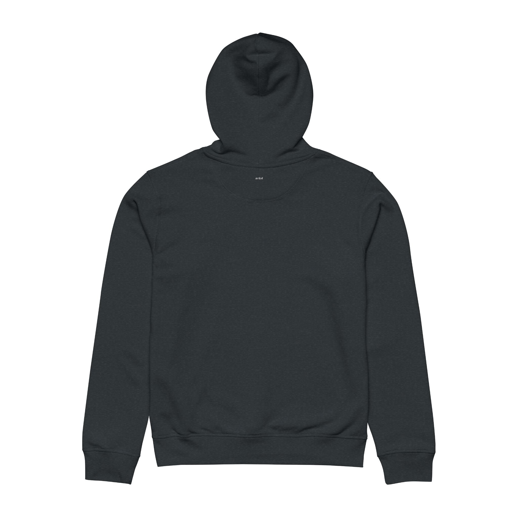 Dark Heather Grey Back